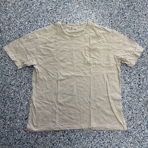 Zara Light Beige Short Sleeve Tee